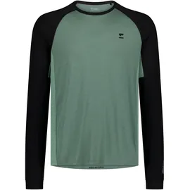 Mons Royale Herren Tarn Merino Longsleeve (Größe L, oliv)