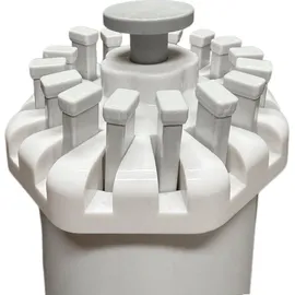 Relaxdays Oktopus Weiß/Silber