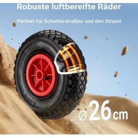 Wiltec Bollerwagen schwarz