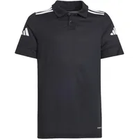 Adidas Unisex Kinder SQUADRA25 Cotton Polo Kids, Black/White, 11-12