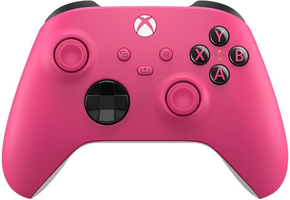 Microsoft Xbox Wireless Controller - Deep Pink (Xbox Series S, PC, Xbox Series X, Xbox One X, Xbox One S), Gaming Controller, Pink