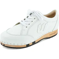 woody Damen Abby Clog Sneaker, Weiss Uni, 39 EU