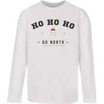 F4NT4STIC Ho Ho Ho Santa Claus Weihnachten in weiß | Gr.: 158/164