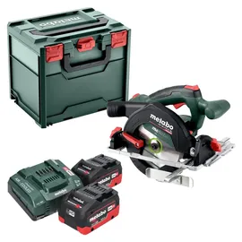 Metabo KS 18 LTX 57 BL Akku-Handkreissäge 18V 2x8Ah in metaBOX 340