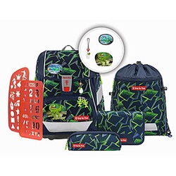 Step by Step 2IN1 PLUS Schulranzen-Set Wild T-Rex Taro, 6-teilig