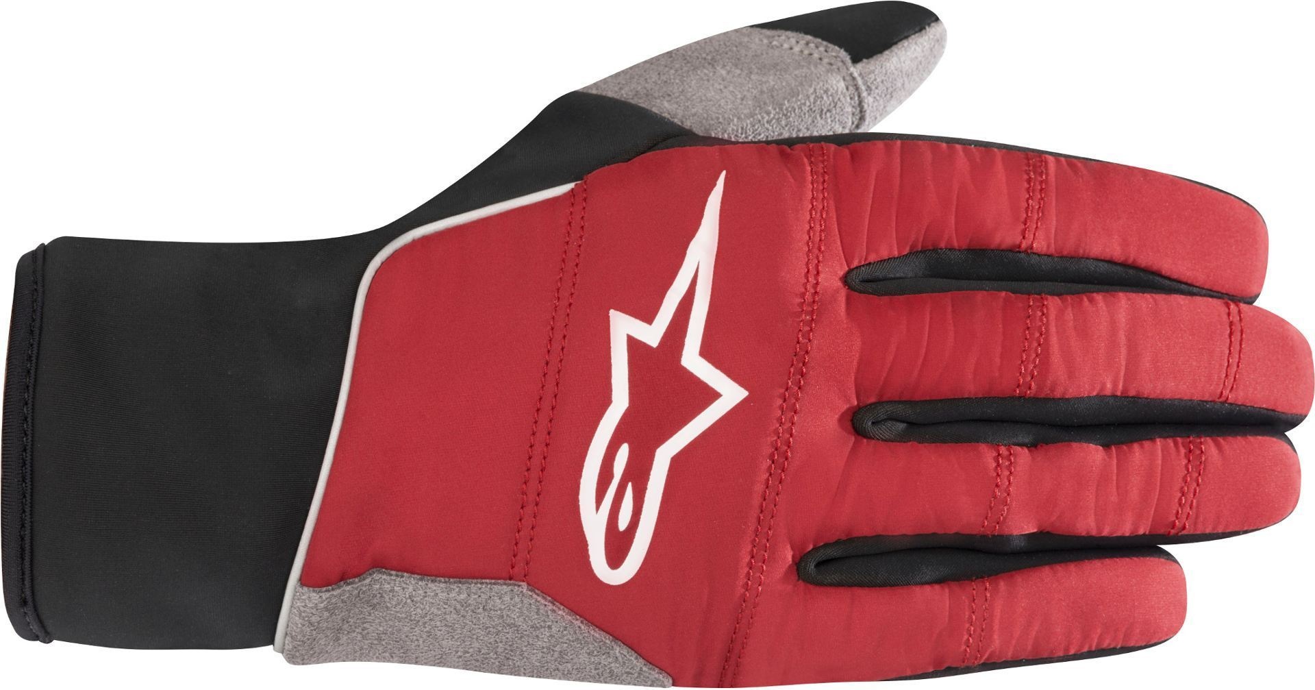 Alpinestars Cascade Warm Tech Fahrradhandschuhe, schwarz-rot, Größe XS für Männer