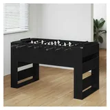 vidaXL Tischfußballtisch Schwarze Eiche 146,5 x 74 x 85 cm