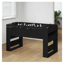 vidaXL Tischfußballtisch Schwarze Eiche 146,5 x 74 x 85 cm