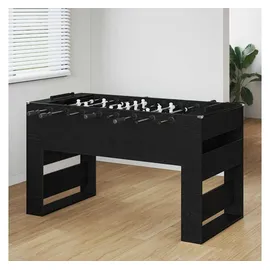 vidaXL Tischfußballtisch Schwarze Eiche 146,5 x 74 x 85 cm