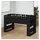 vidaXL Tischfußballtisch Schwarze Eiche 146,5 x 74 x 85 cm