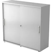 Hammerbacher Schiebetürenschrank V1753S/5/5/RE lichtgrau 2 Fachböden 120,0 x 40,0 x 110,0 cm