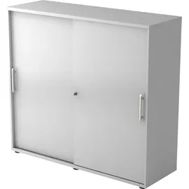 Hammerbacher Schiebetürenschrank V1753S/5/5/RE lichtgrau 2 Fachböden 120,0 x 40,0 x 110,0 cm