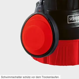SCHEPPACH Regenfasspumpe RBP350 350W 5500L/h mit Schmutzfilter