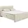 ed exciting design Boxbett / Polsterbett 160x200cm inkl. Bettkasten Creme - Creme
