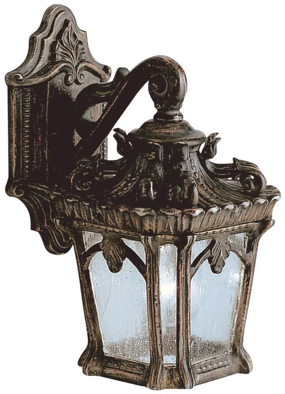 Außenleuchte Elstead, Tournai, dimmbar, Braun / Rost, Metall - 15.2 - 26.7