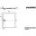 SUPERPLAN 1544-5 Duschwanne Wannenträger extraflach warm Grey 85