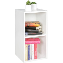 KADIMA DESIGN Standregal CERVINO: 2 Regalfächer, Sonoma Farbton, 30x60x30 cm, Melaminharzbeschichtung