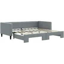 vidaXL Tagesbett 90 x 190 cm Hellgrau
