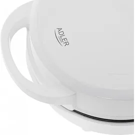 Adler AD 3075 Donut-Maker 7 Donuts 5cm Antihaftbeschichtung rutschfest Weiß