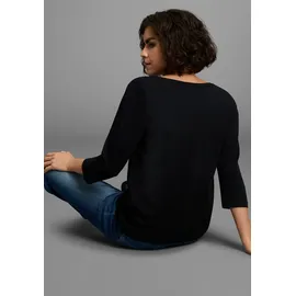 LAURA SCOTT 3/4-Arm-Shirt Schwarz 40/42