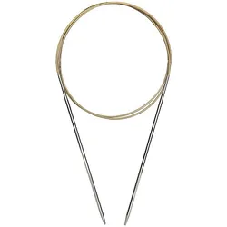addi Rundstricknadel, Messing, 100 cm