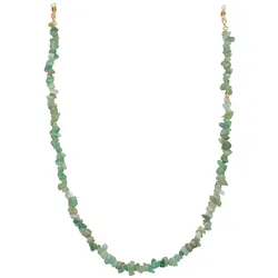 Elli PREMIUM Brillenkette Aventurin Beads 925 Silber 60 Damen 
