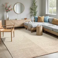 MERINOS Teppich MERINOS "Elio", beige, B:120cm H:16mm L:170cm, Polypropylen,