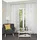 HOME WOHNIDEEN Schlaufenschal AIDINA, Bestickt, halbtransparent, mit Schlaufen und 8 Bindebänder, Farbe: wollweiß, Größe: 245 x 140 cm, Anzahl:1x
