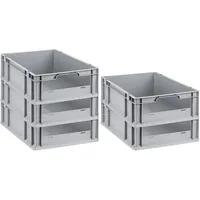 Proregal 5x Eurobox NextGen Insight HxBxT 17x40x60cm | 34