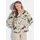 GOLDNER Florale Druckbluse mit V-Ausschnitt Beige 54