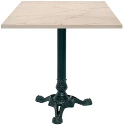 Restootab Tisch Bistrot 70x70cm - Modell Marmor Yule