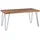 Wohnling Bagli 160 x 76 x 80 cm Sheesham schwarz