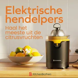 Lebenlang Zitruspresse elektrisch schwarz