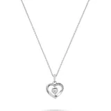 JETTE Kette TWISTED HEART 89193474 - silber