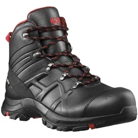 Haix Black Eagle Safety 54 Mid S3, schwarz-rot, Gr. 9 (43)