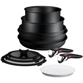 Tefal - Topf- und Pfannenset INGENIO Excellence Fusion, 11-tlg. - Schwarz