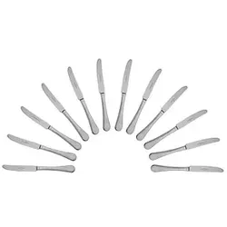 12 PICARD & WIELPÜTZ Messer Rossini Vintage silber