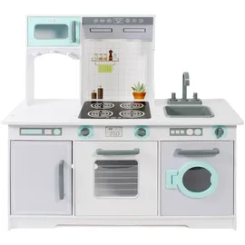Bayer Chic 2000 Spielküche extra groß weiß mint grau mit Waschmaschine