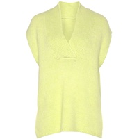 LASCANA Kurzarmpullover Damen limone Gr.32/34