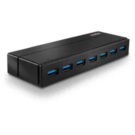 Lindy 43228 3.1 Hub 7 Port USB 3.0 Schwarz