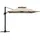 Outsunny Ampelschirm 294 x 294 cm Braun