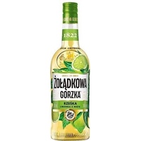 1 Flasche Zoladkowa Gorzka Limette Minze 0,5 L/Rzeska Limonka Mieta 30% vol.