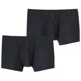 SCHIESSER Trunk Long Life Soft blau S 2er Pack