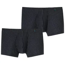 SCHIESSER Trunk Long Life Soft blau S 2er Pack