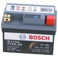 Bosch Automotive 0986122601 Motorradbatterie Li-ion LTX5L-BS 1.6 mAh/105 A