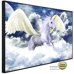 papermoon Infrarotheizung »EcoHeat - Pegasus Einhorn«, Matt-Effekt - bunt