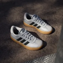 adidas VL Court 3.0 Silver Metallic / Core Black / Light Solid Grey 38 2/3