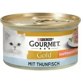 Sparpaket Gourmet Gold Raffiniertes Ragout 48 x 85 g - Mixpaket (Huhn & Thunfisch)