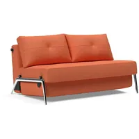 INNOVATION LIVING TM Schlafsofa Cubed Klappsofa, hochwertige Schlaffunktion, Design und extra Komfort, Frontauszug, sehr platzsparend, abgewinkelt Sitzen, waagerecht liegen orange