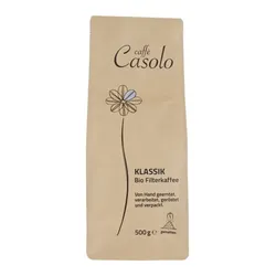 Caffe Casolo Klassik Kaffee gemahlen bio 500g